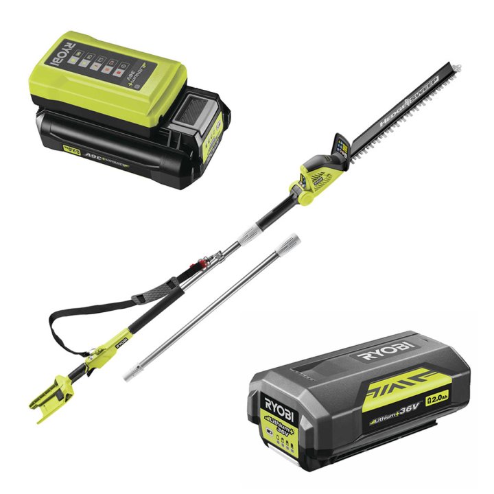 Ryobi RY36PHT50A 0 akkukäyttöinen oksasleikkuri 50 cm 36 V