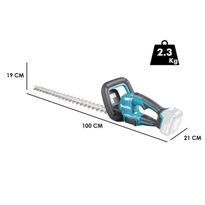 Makita DUH606Z akkukäyttöinen pensasleikkuri, 60 cm, 18 V, ilman akkua ja laturia
