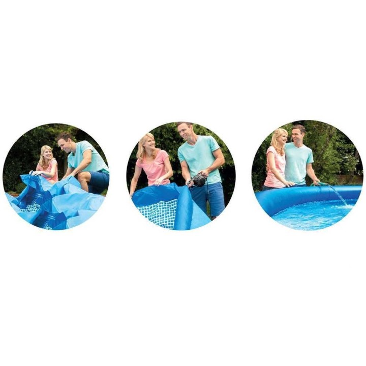 Intex Easy Set 28106NP puhallettava allas, 244 × 61 cm, 1 942 l