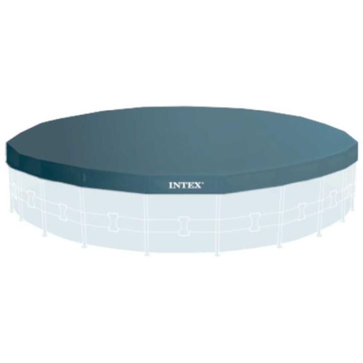 Intex Prisma Frame Clearview 26722NP uima-allas, Ø427 × 107 cm, vaaleanharmaa