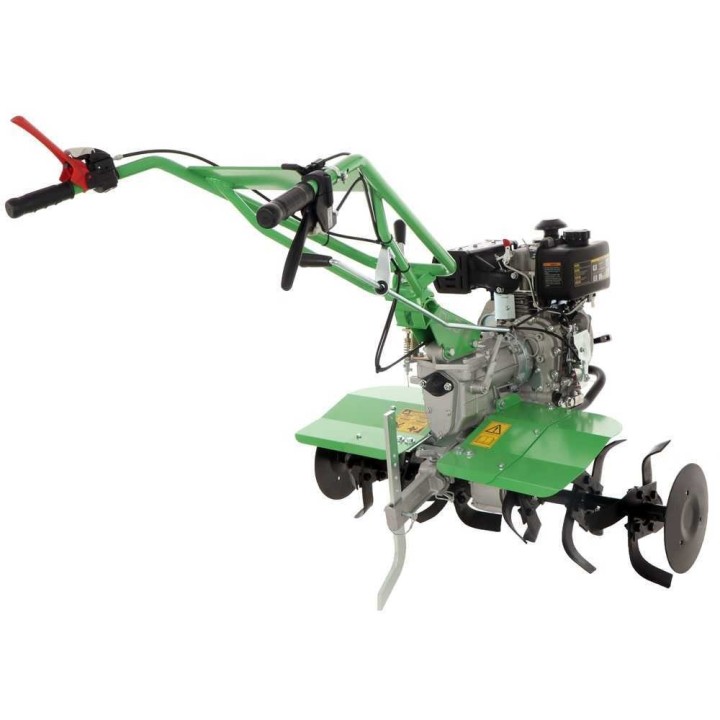 MGM DL812 dieseljyrsin, Loncin 227 cm³, 5 HP, työleveys 95 cm