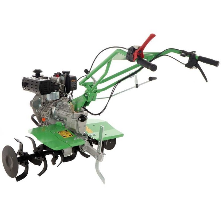 MGM DL812 dieseljyrsin, Loncin 227 cm³, 5 HP, työleveys 95 cm