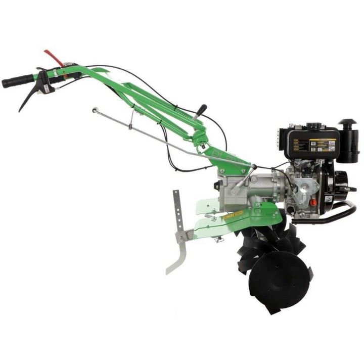 MGM DL812 dieseljyrsin, Loncin 227 cm³, 5 HP, työleveys 95 cm