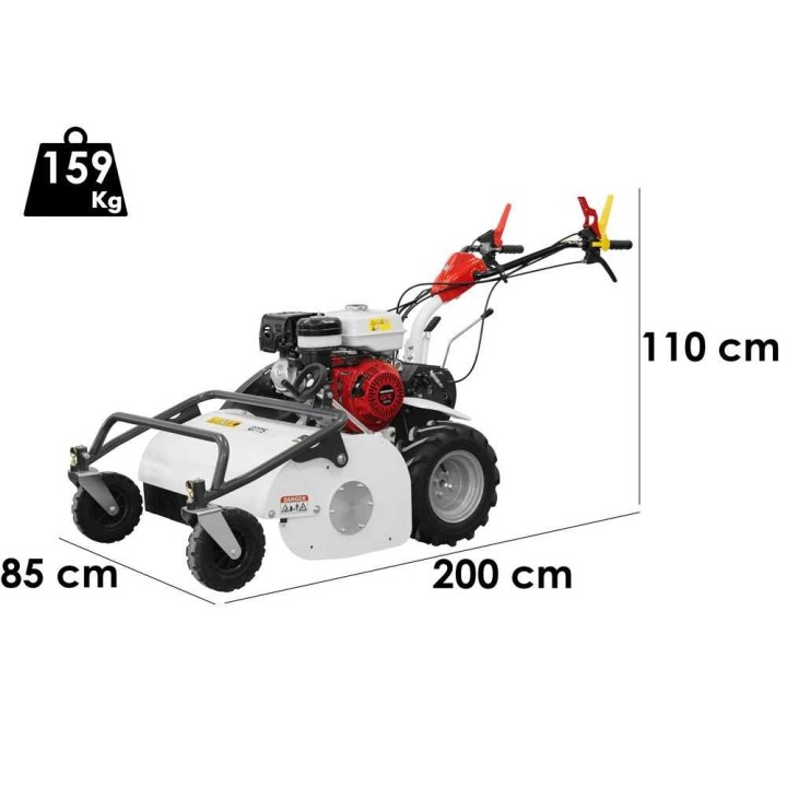 Barbieri G775 vasarateräinen haketinkone, Honda GX 270, 75 cm, 8,4 HP