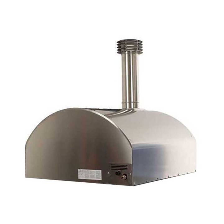 Fontana Marinara INOX -kaasu-uuni, 80 × 80 cm, 5 pizzaa