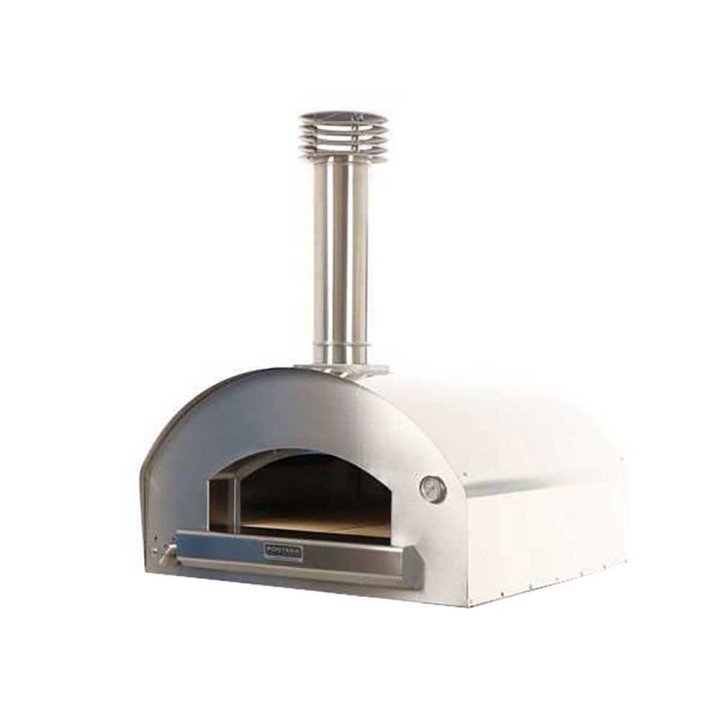 Fontana Marinara INOX -kaasu-uuni, 80 × 80 cm, 5 pizzaa