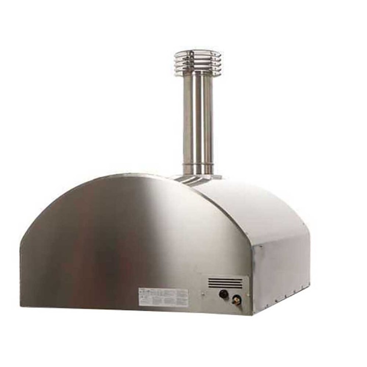 Fontana Marinara INOX -kaasu-uuni, 80 × 80 cm, 5 pizzaa