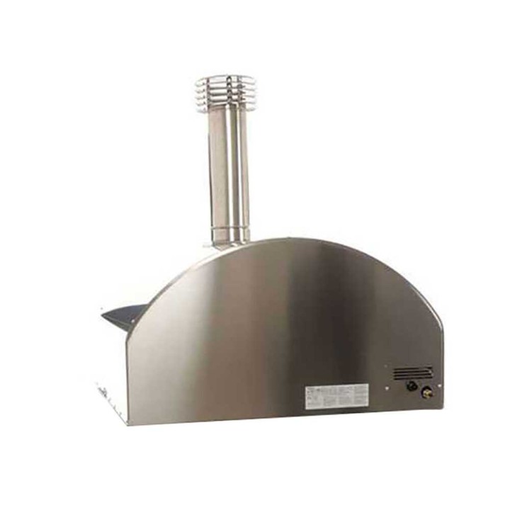 Fontana Marinara INOX -kaasu-uuni, 80 × 80 cm, 5 pizzaa
