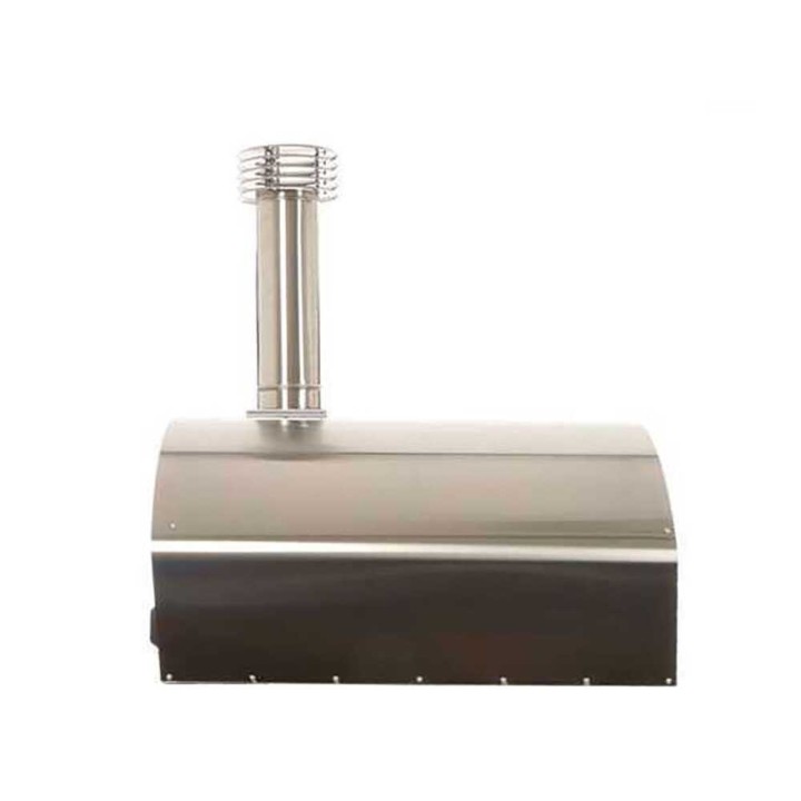 Fontana Marinara INOX -kaasu-uuni, 80 × 80 cm, 5 pizzaa