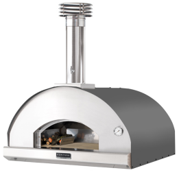 Fontana Marinara Antracite puulämmitteinen ulkouuni 80 80 cm