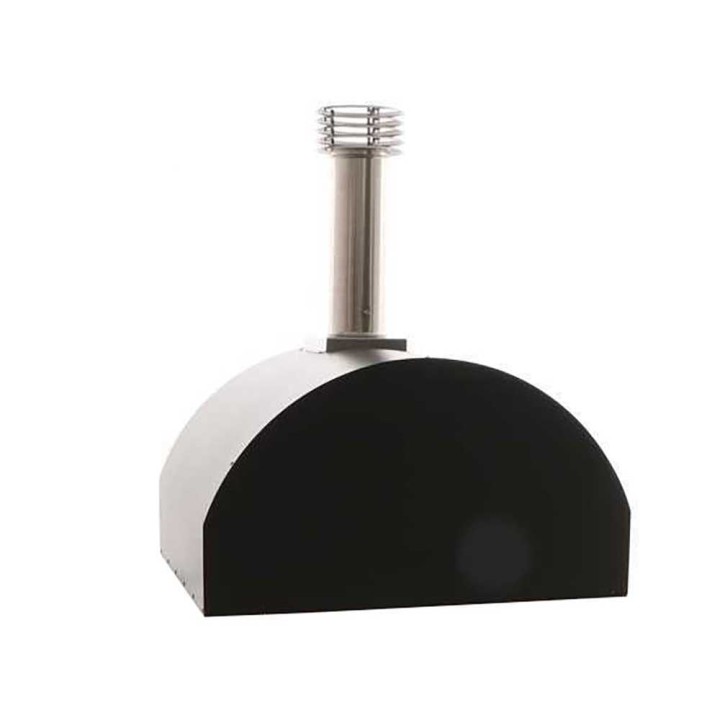 Fontana Marinara Antracite puulämmitteinen ulkouuni, 80 × 80 cm