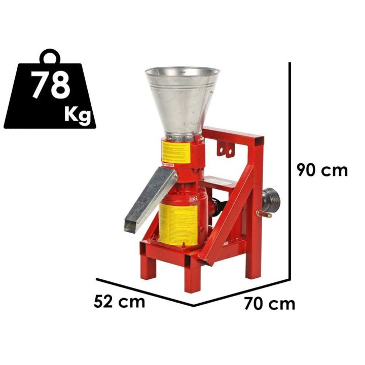GeoTech Pro TWPM150 traktorikäyttöinen pellettikone, 30–60 kg/h