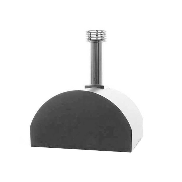 Fontana Marinara INOX -puu-uuni, 80 × 80 cm, ruostumaton teräs