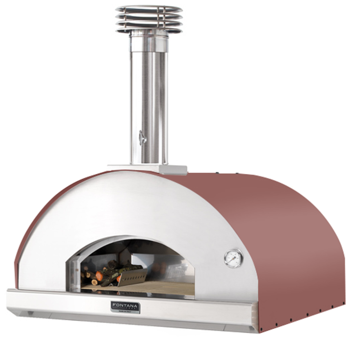 Fontana Marinara Rosso puulämmitteinen pizzauuni 80 80 cm 150 kg