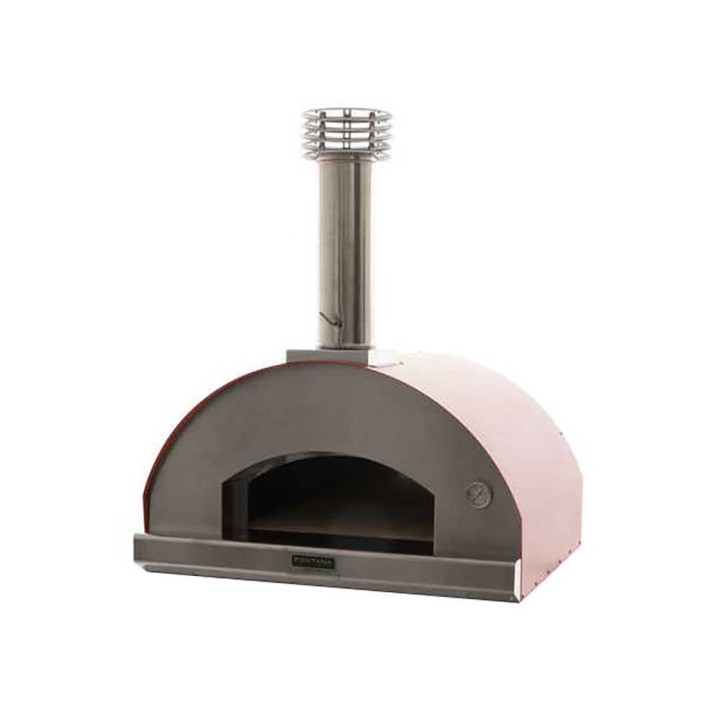 Fontana Marinara Rosso puulämmitteinen pizzauuni, 80 × 80 cm, 150 kg