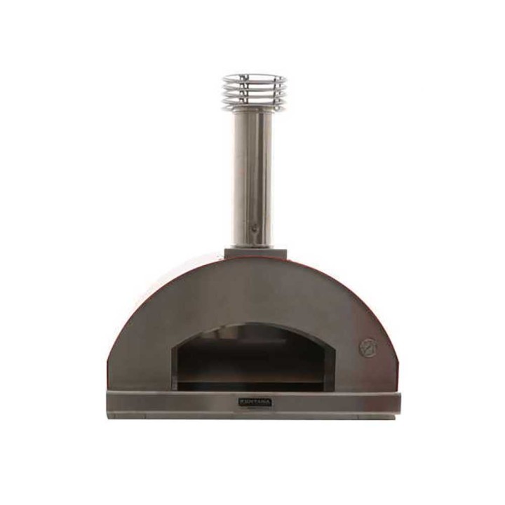 Fontana Marinara Rosso puulämmitteinen pizzauuni, 80 × 80 cm, 150 kg