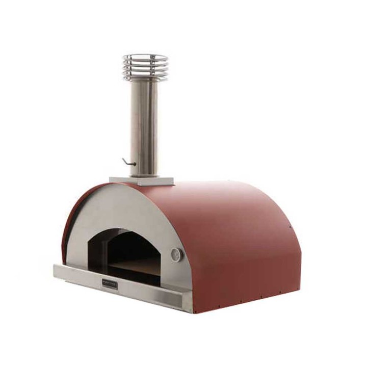 Fontana Marinara Rosso puulämmitteinen pizzauuni, 80 × 80 cm, 150 kg