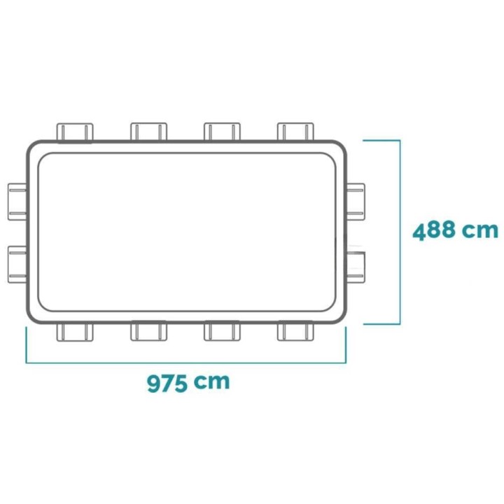 Intex Ultra XTR Frame 26378NP -allas 975 × 488 × 132 cm, hiekkasuodatin ja varusteet
