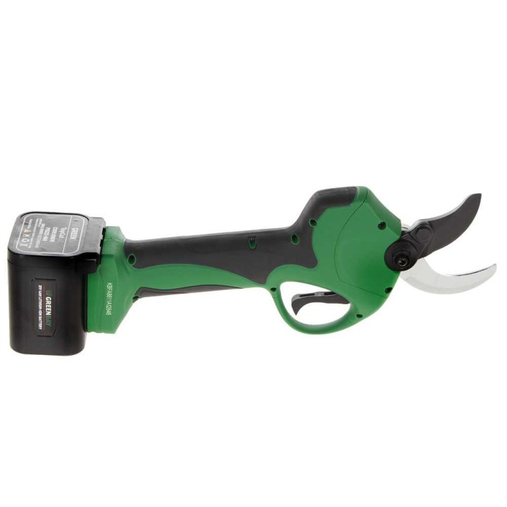 GreenBay TopCut 40 sähköoksasakset, 2 × 21 V 4 Ah, 40 mm
