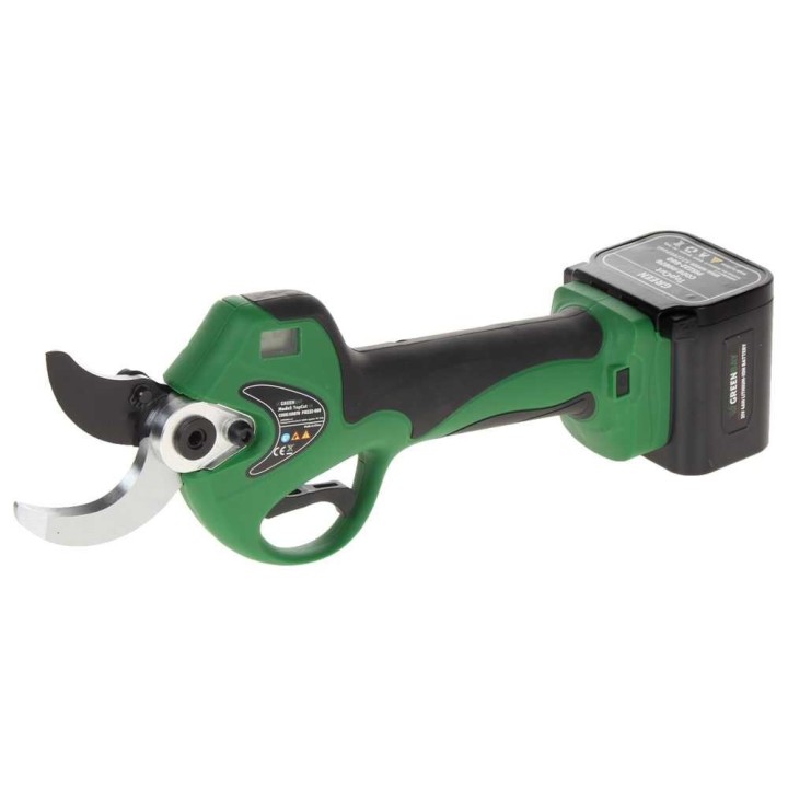 GreenBay TopCut 40 sähköoksasakset, 2 × 21 V 4 Ah, 40 mm