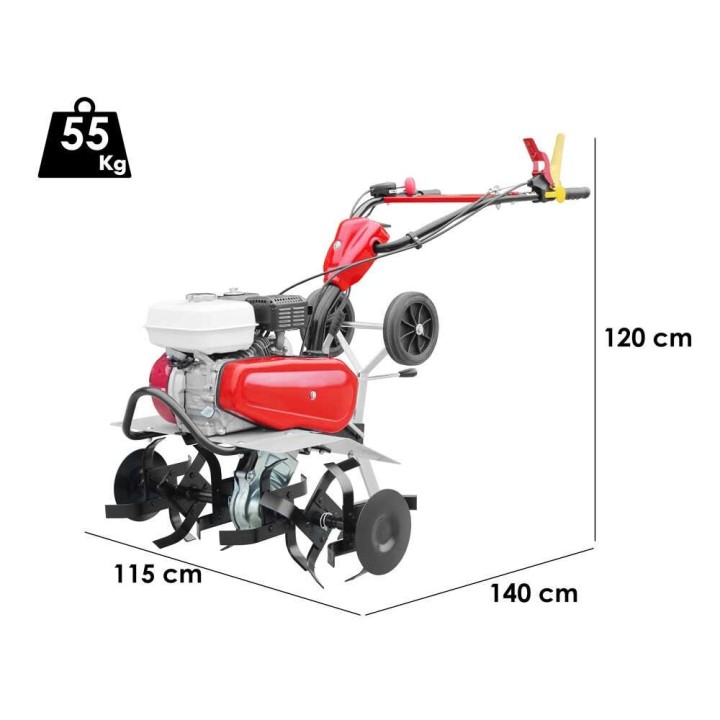 Barbieri B/35 bensiinijyrsin, Honda GX160, 5,5 HP, 90 cm, 2+1 vaihdetta