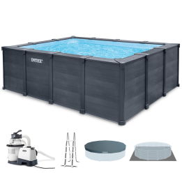 Intex Graphite Grey Panel 26396NP uima allas 400 300 124 cm 10 091 l
