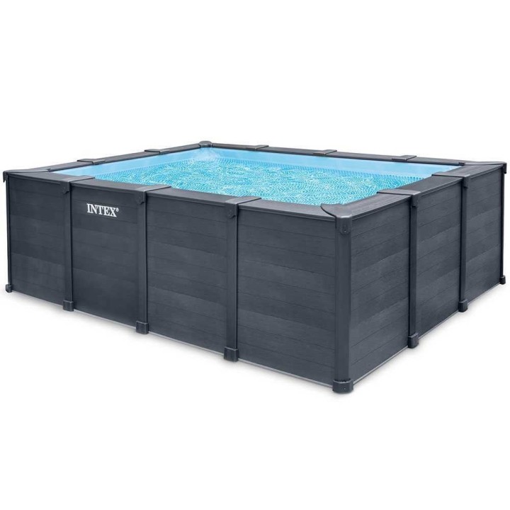 Intex Graphite Grey Panel 26396NP uima-allas, 400 × 300 × 124 cm, 10 091 l