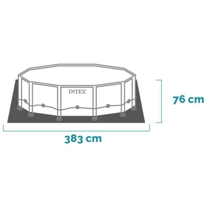 Intex Prisma Frame 26712NP allas, Ø366 × 76 cm, 6 503 l, suodatinpumppu 45 W