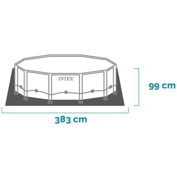 Intex Prisma Frame 26716NP allas, Ø366 × 99 cm, 8 592 l, pumppu ja tikkaat