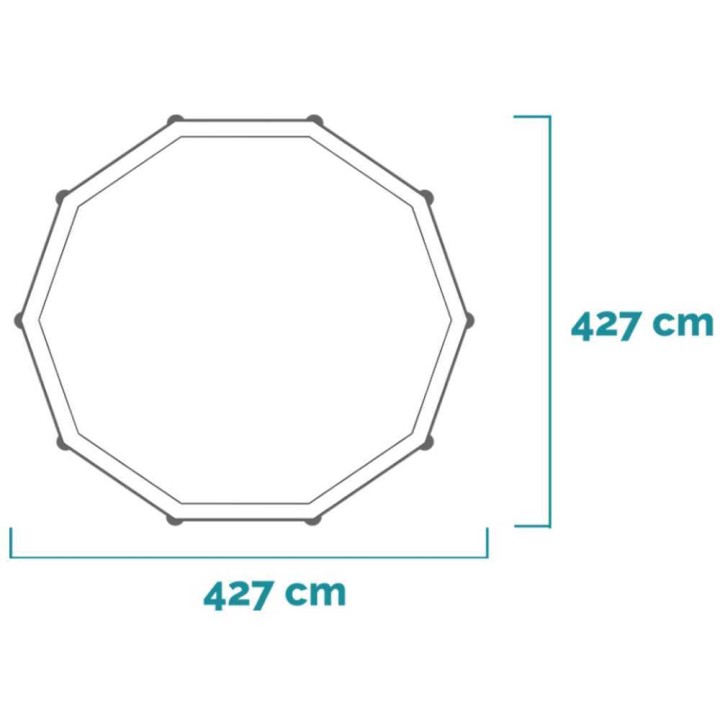Intex Prisma Frame 26720NP pyöreä allas, 427 × 107 cm, 12 706 l