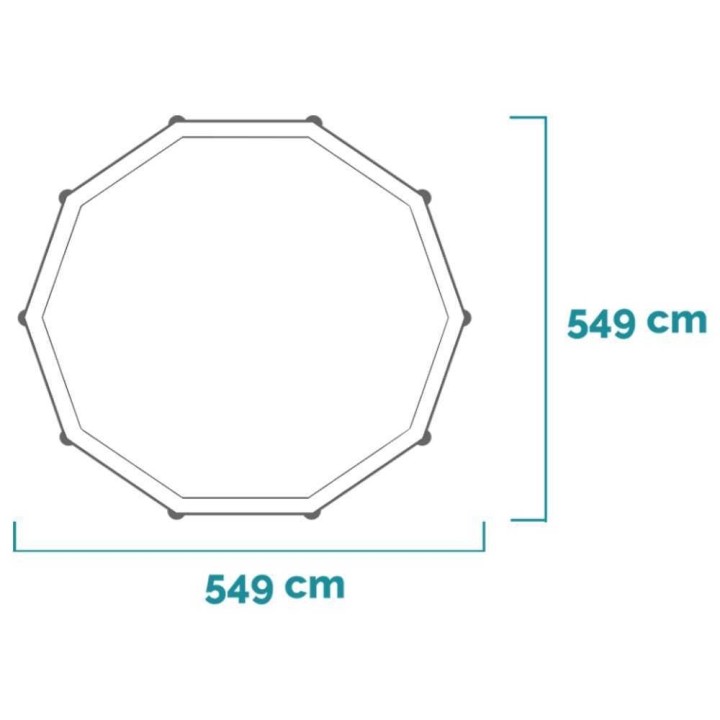 Intex Prisma Frame 26732NP uima-allas, Ø549 × 122 cm, 24 311 l