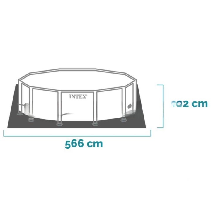 Intex Prisma Frame 26732NP uima-allas, Ø549 × 122 cm, 24 311 l