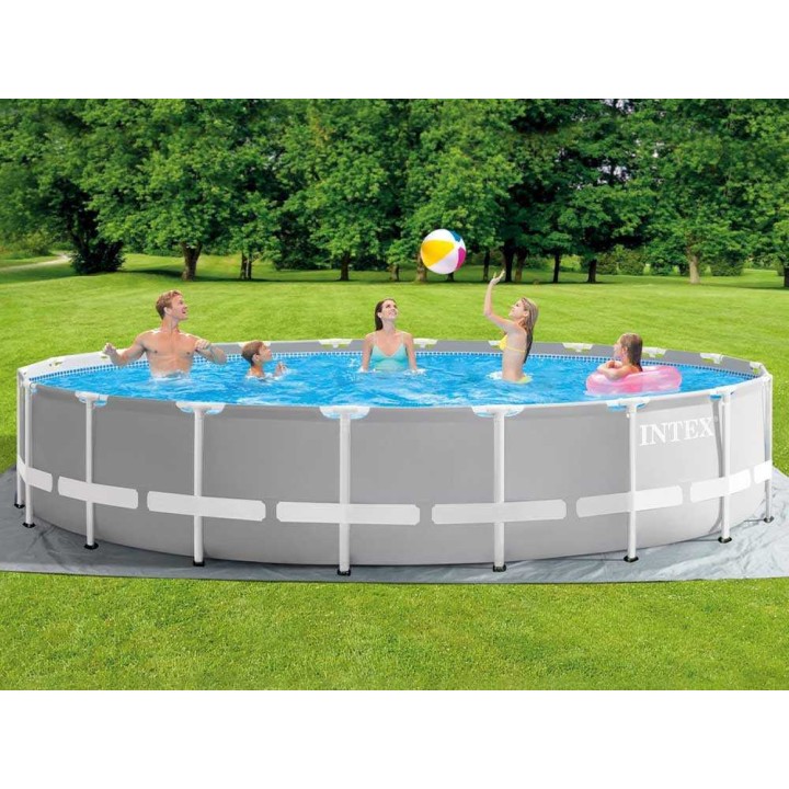 Intex Prisma Frame 26756NP pyöreä uima-allas, 610 × 610 × 132 cm, 32 695 l