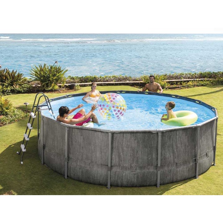 Intex Prisma Frame Greywood 26742NP -kehysallas, Ø457 × 122 cm, 16 805 l
