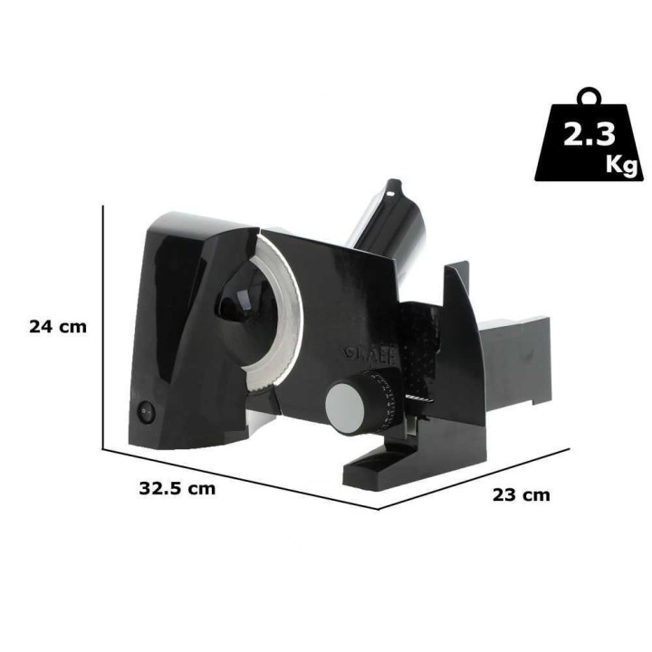Graef SKS 100 TWIN Nera -viipalekone, 170 mm, 45 W
