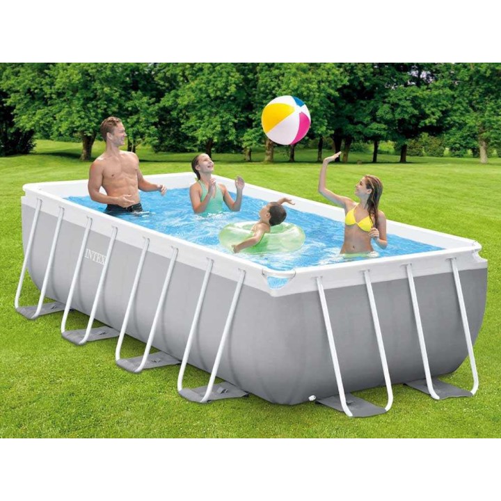 Intex Prisma Frame 26790NP allas, 400 × 200 × 122 cm, suodatinpumppu ja tikkaat