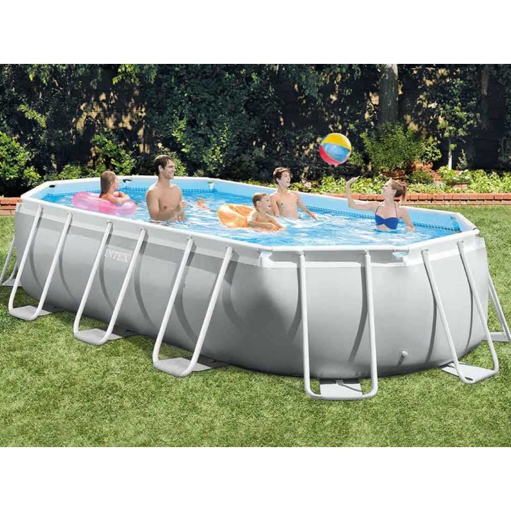Intex Prisma Frame 26796NP soikea uima-allas, 503 × 274 × 122 cm, 13 365 l
