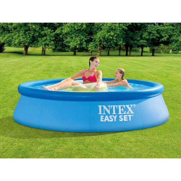 Intex Easy Set 28108NP puhallettava uima-allas, 244 × 61 cm, 1 942 l, 30 W