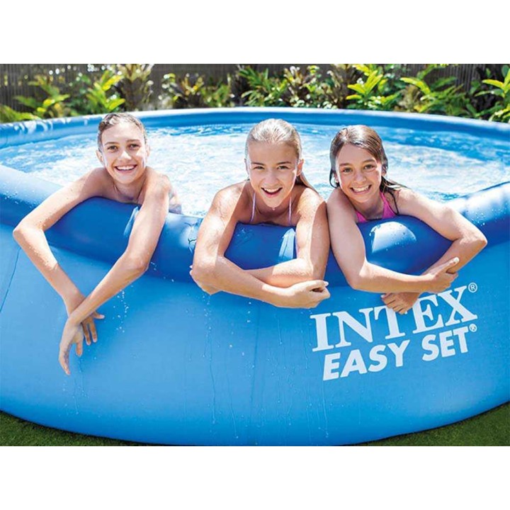 Intex Easy Set 28108NP puhallettava uima-allas, 244 × 61 cm, 1 942 l, 30 W