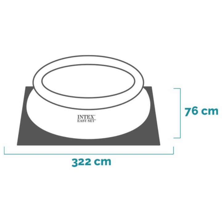 Intex Easy Set 28122NP puhallettava allas, Ø305 × 76 cm, suodatinpumppu 30 W