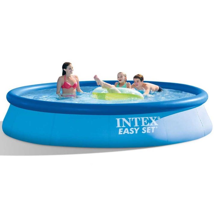 Intex Easy Set 28142NP puhallettava uima-allas, Ø396 × 84 cm, 7 290 l, suodatinpumppu