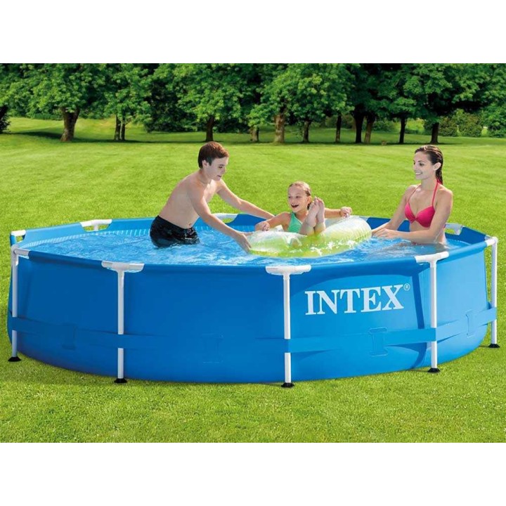 Intex Metal Frame 28202NP pyöreä uima-allas, 305 × 76 cm, 4 485 l