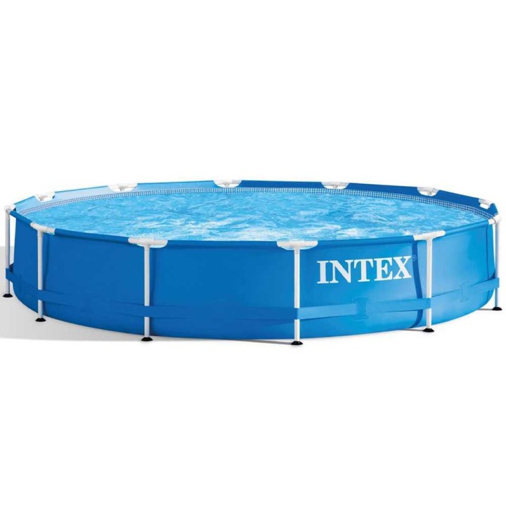 Intex Metal Frame 28212NP allas, Ø366 × 76 cm, patruunasuodatinpumppu 45 W