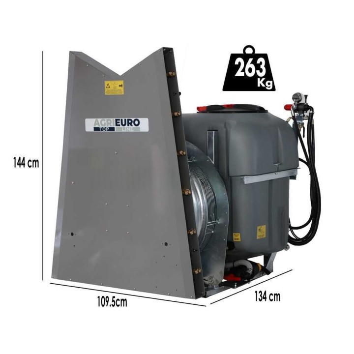 Gray Tower Reverse 400/70 -sumutinsuoritin, 400 l, 700 mm, AR-713