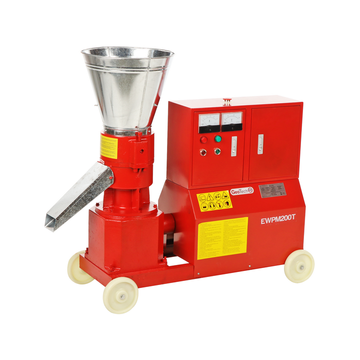 GeoTech Pro EWPM200T pellettikone 10 HP 400 V 70 90 kg h