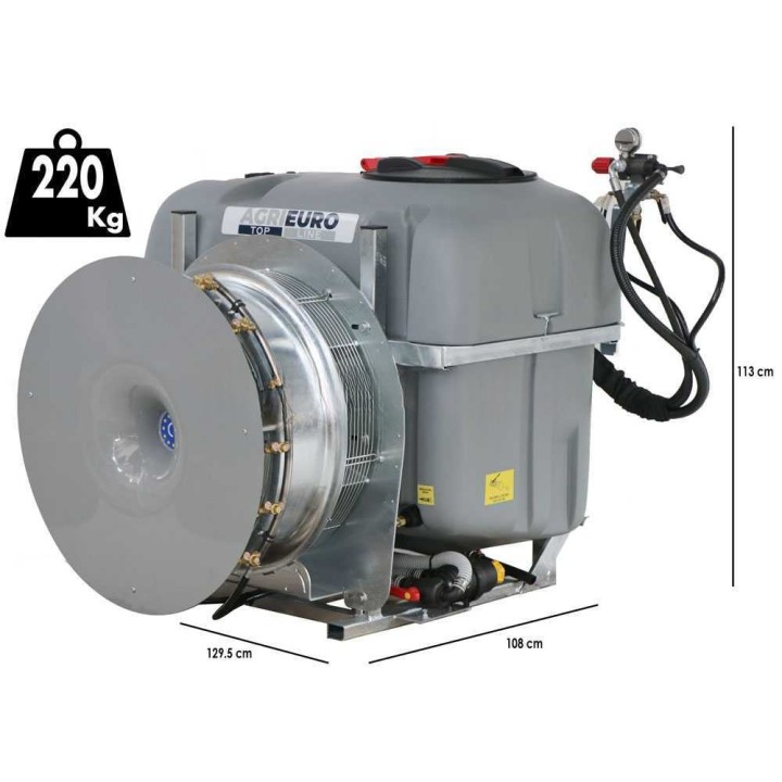 Gray Reverse 600/70 traktorikäyttöinen kasvinsuojeluruisku, 600 l