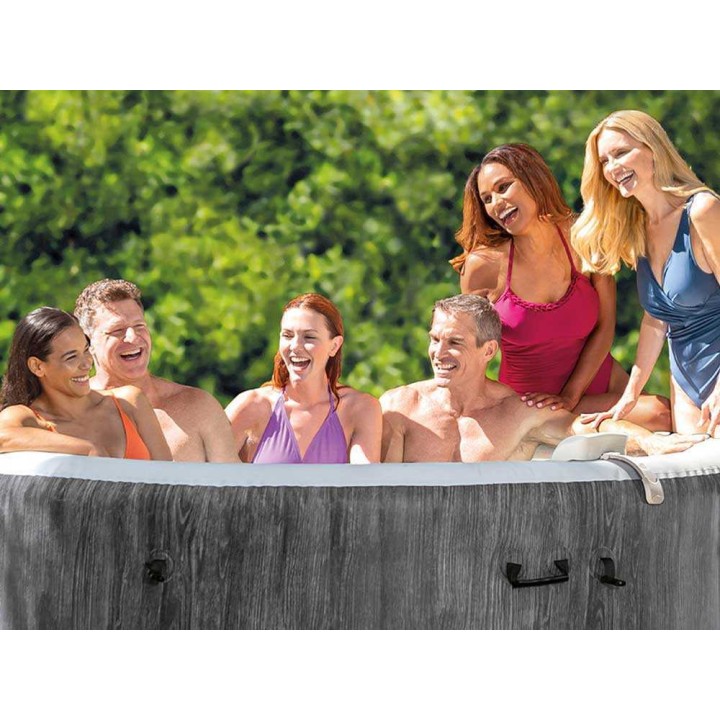 Intex Greywood Deluxe 28442EX -spa-allas, 216 × 71 cm, 5–6 henkilölle