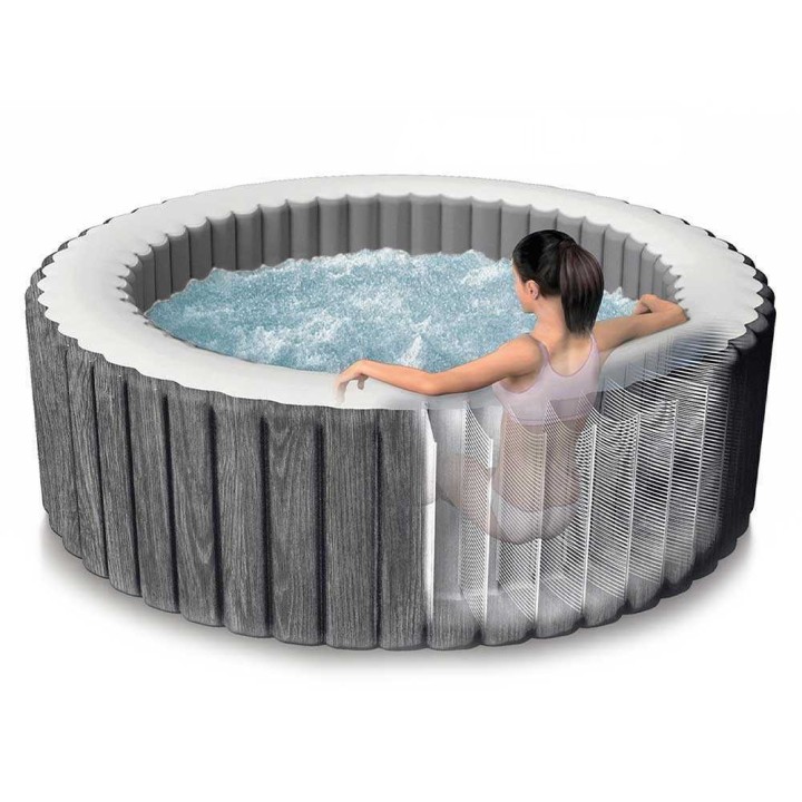 Intex Greywood Deluxe 28442EX -spa-allas, 216 × 71 cm, 5–6 henkilölle