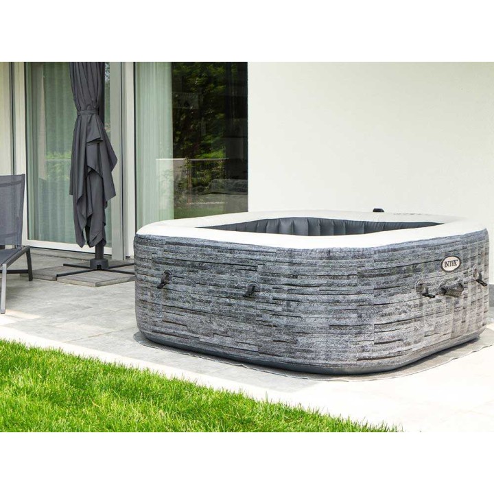 Intex Greystone Deluxe 28450NP ulkoporeallas, 173 × 173 × 71 cm, 795 l