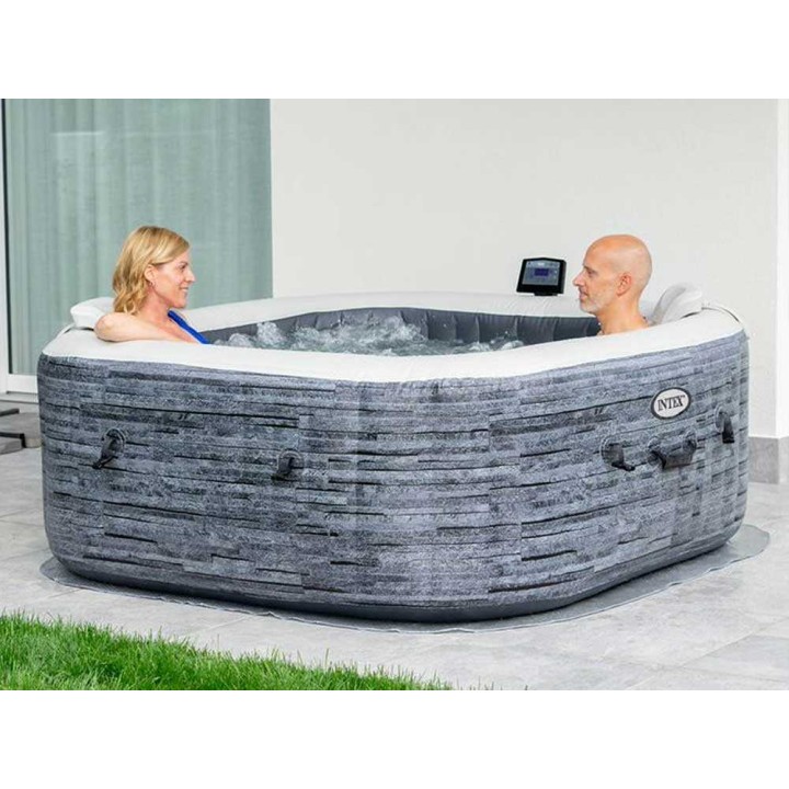 Intex Greystone Deluxe 28450NP ulkoporeallas, 173 × 173 × 71 cm, 795 l